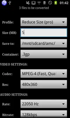 VidCon armv6 android App screenshot 3